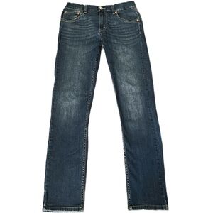 Levi’s 512 Slim Taper Dark Wash Jeans Sz 16 Reg W28 L28 Pre-Owned Denim